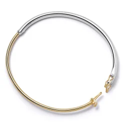Astley Clarke Aurora 18ct Yellow Gold Vermeil and Silver Bangle