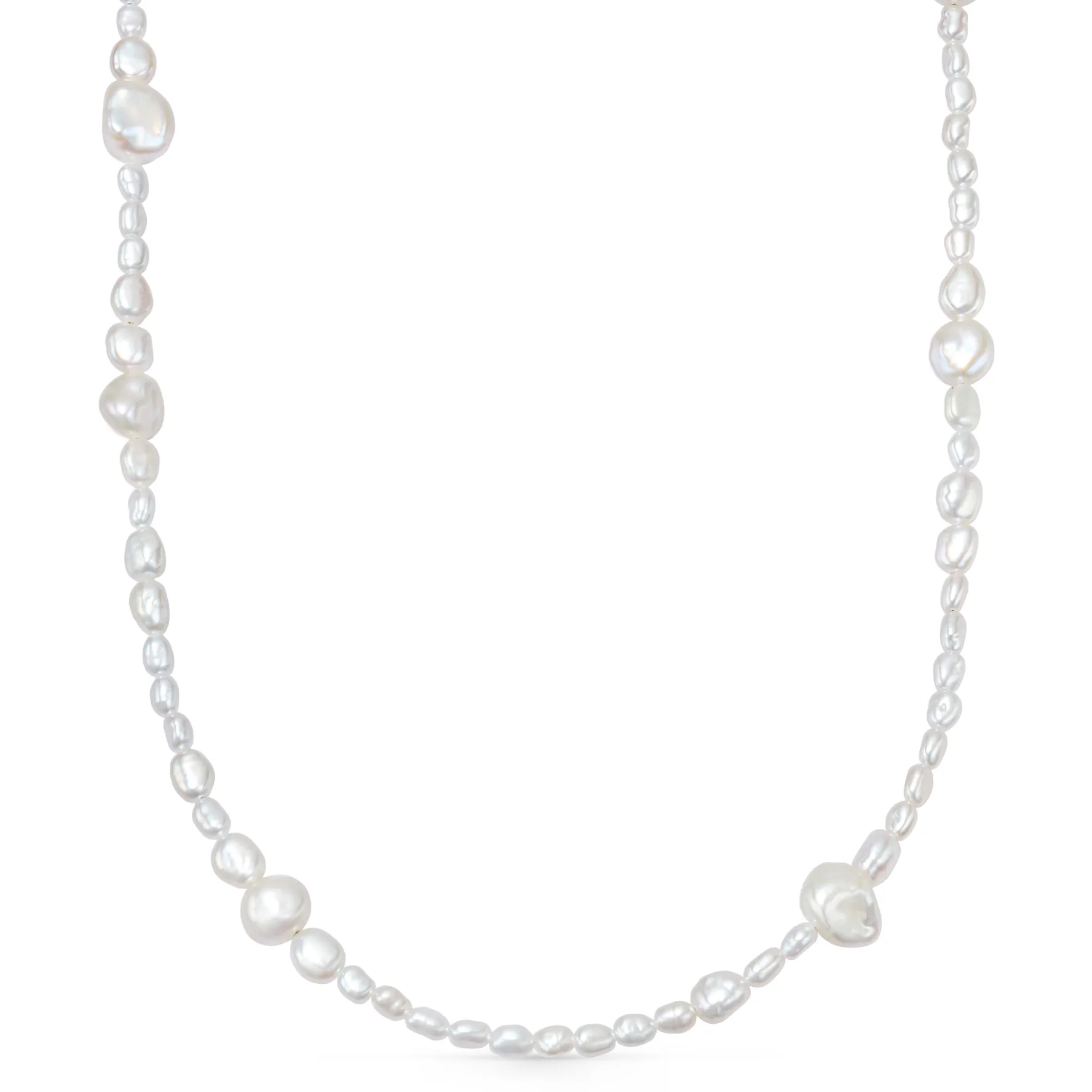 Astley Clarke Biography 18ct Yellow Gold Vermeil Mixed Freshwater Pearl Necklace