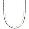 Astley Clarke Biography 18ct Yellow Gold Vermeil Snowflake Obsidian Necklace