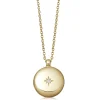 Astley Clarke Biography 18ct Yellow Gold Vermeil White Sapphire Locket