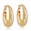 Astley Clarke Celestial 18ct Yellow Gold Vermeil White Sapphire Hoop Earrings