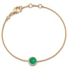 Astley Clarke Luna 18ct Yellow Gold Vermeil Green Chalcedony Bracelet