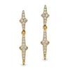 Astley Clarke Luna Light 18ct Yellow Gold Vermeil Light Drop Stud Earrings