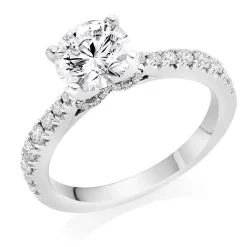 Beaverbrooks Beyond Brilliance 18ct White Gold Diamond Solitaire Ring