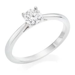 Beaverbrooks Beyond Brilliance 18ct White Gold Diamond Solitaire Ring