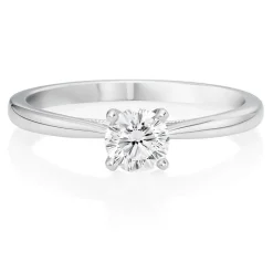 Beaverbrooks Beyond Brilliance 18ct White Gold Diamond Solitaire Ring