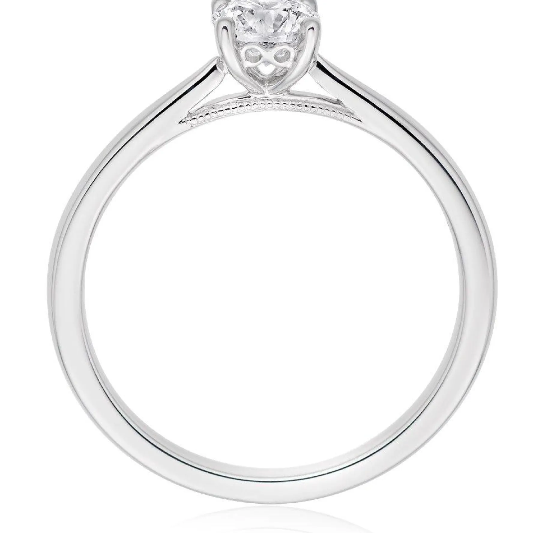 Beaverbrooks Beyond Brilliance 18ct White Gold Diamond Solitaire Ring