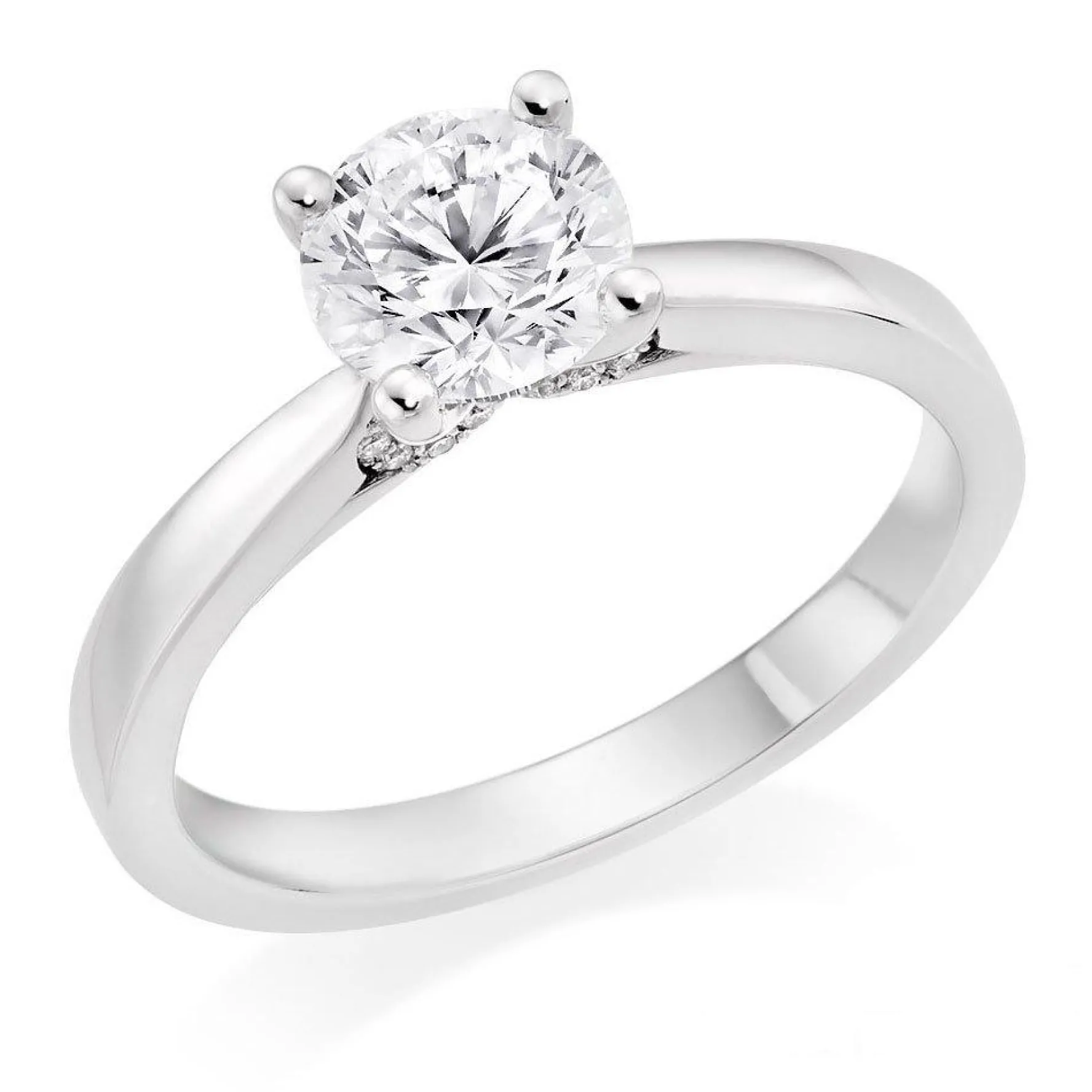 Beaverbrooks Beyond Brilliance 18ct White Gold Diamond Solitaire Ring