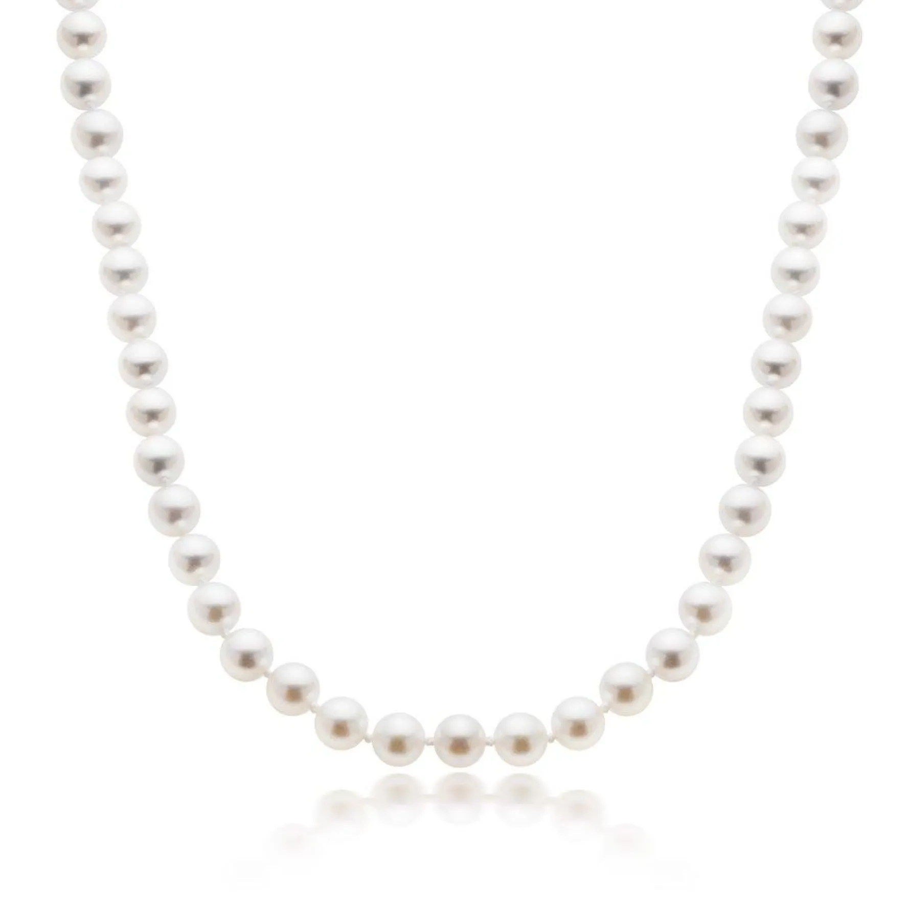 Beaverbrooks 18ct Gold Akoya Pearl Necklace