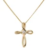 Beaverbrooks 9ct Gold Diamond Set Cross Pendant