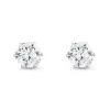 Beaverbrooks 9ct White Gold Cubic Zirconia Stud Earrings
