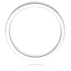Beaverbrooks 9ct White Gold 2mm Sparkle Cut Wedding Ring