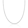 Beaverbrooks 18ct White Gold Curb Chain 45cm