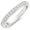 Beaverbrooks 18ct White Gold Diamond 2.5mm Eternity Ring