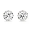 Beaverbrooks 9ct White Gold Diamond Stud Earrings