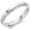 Beaverbrooks 9ct White Gold Diamond 3mm Wedding Ring