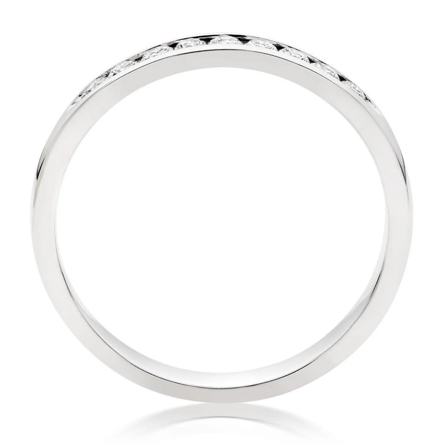 Beaverbrooks 9ct White Gold Diamond Half Eternity Ring