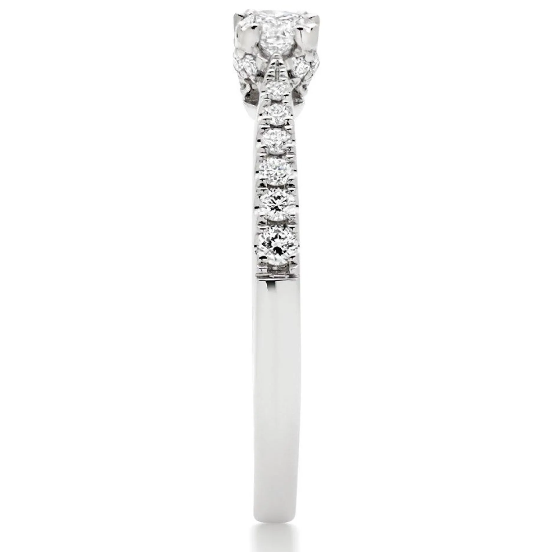 Beaverbrooks 18ct White Gold Diamond Solitaire Ring