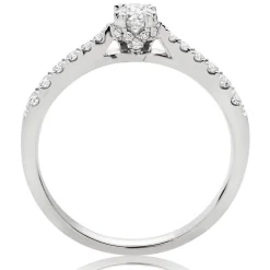 Beaverbrooks 18ct White Gold Diamond Solitaire Ring