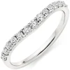 Beaverbrooks 18ct White Gold Diamond 1.5mm Half Eternity Ring
