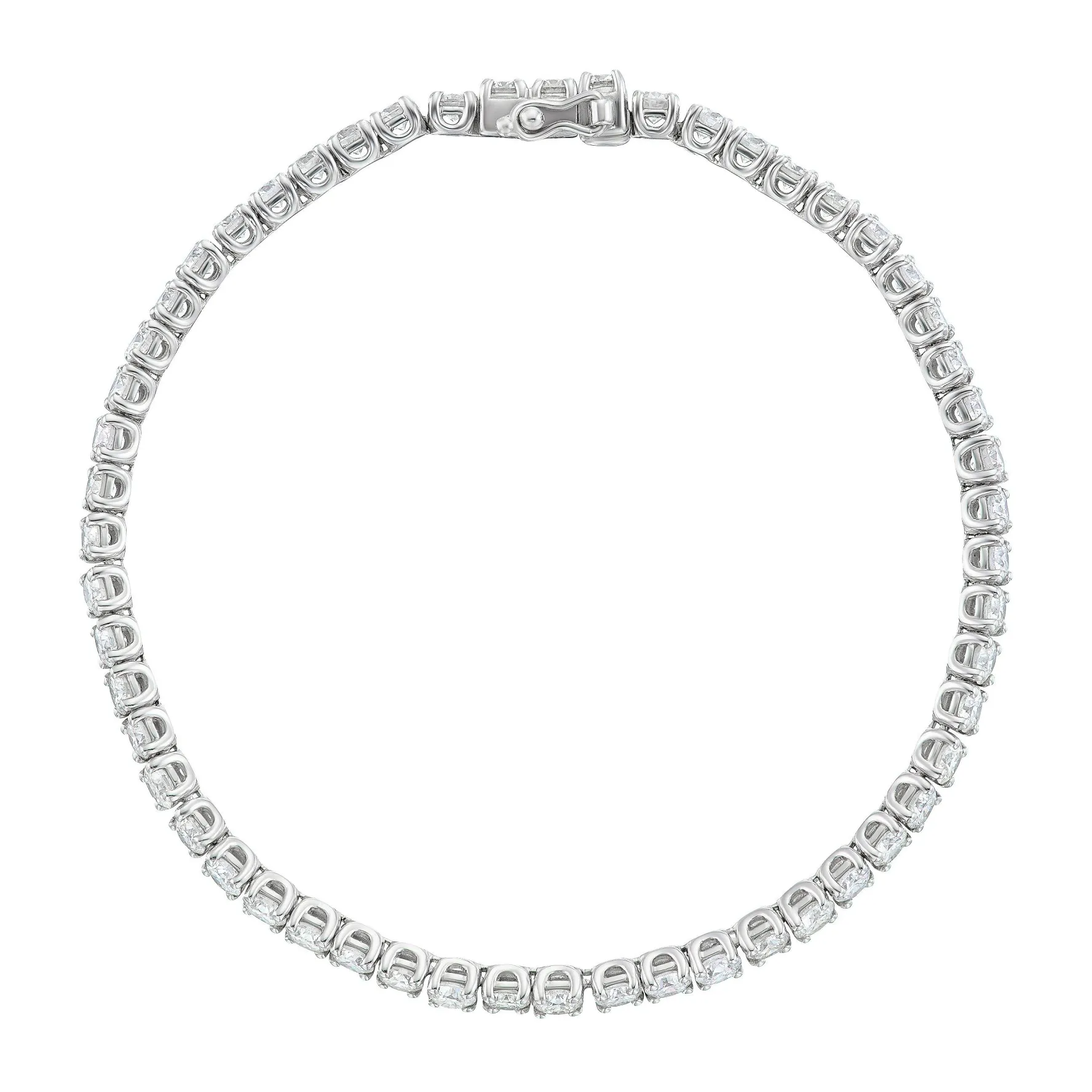 Beaverbrooks 18ct White Gold Diamond Tennis Bracelet