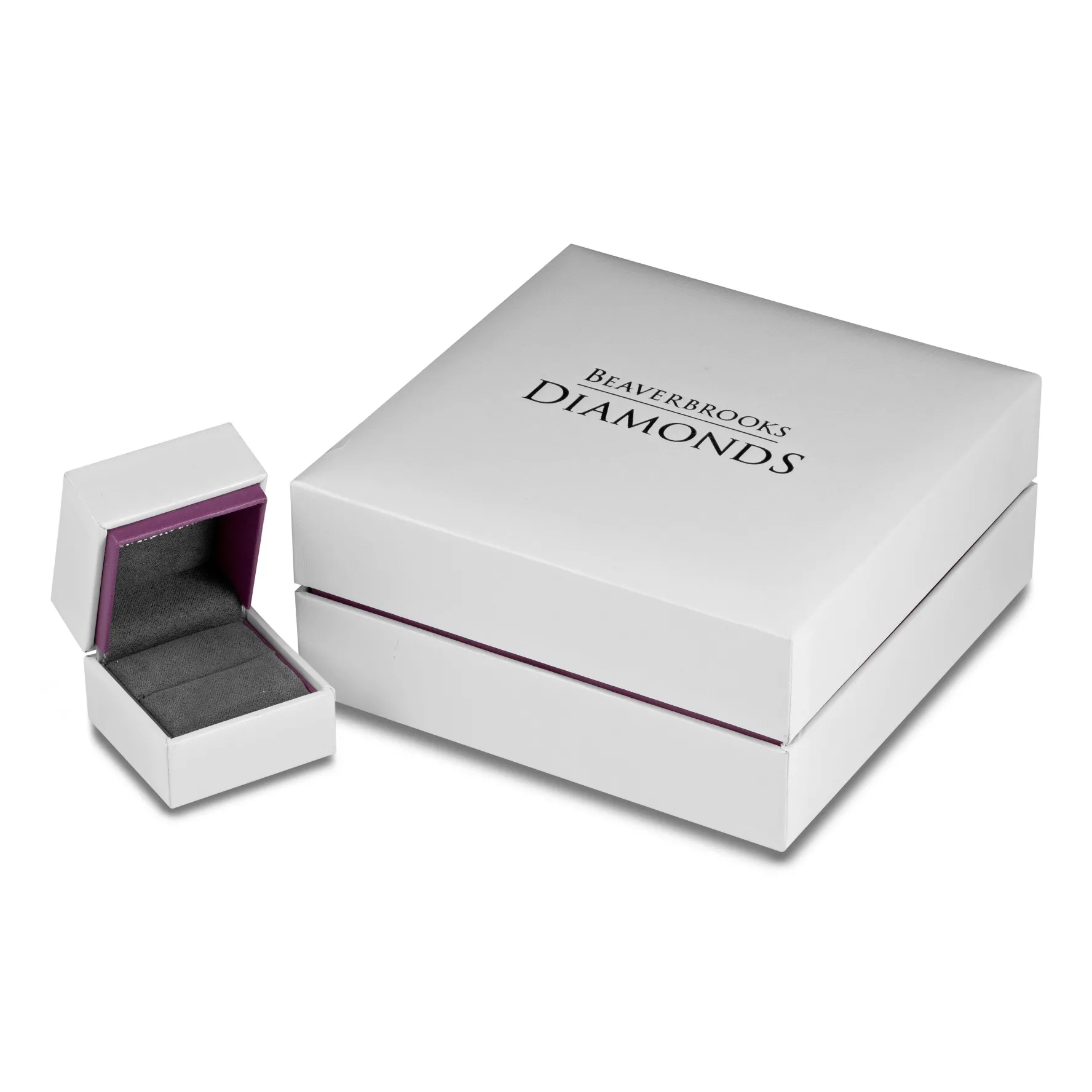 Beaverbrooks 18ct White Gold Diamond 3mm Half Eternity Ring