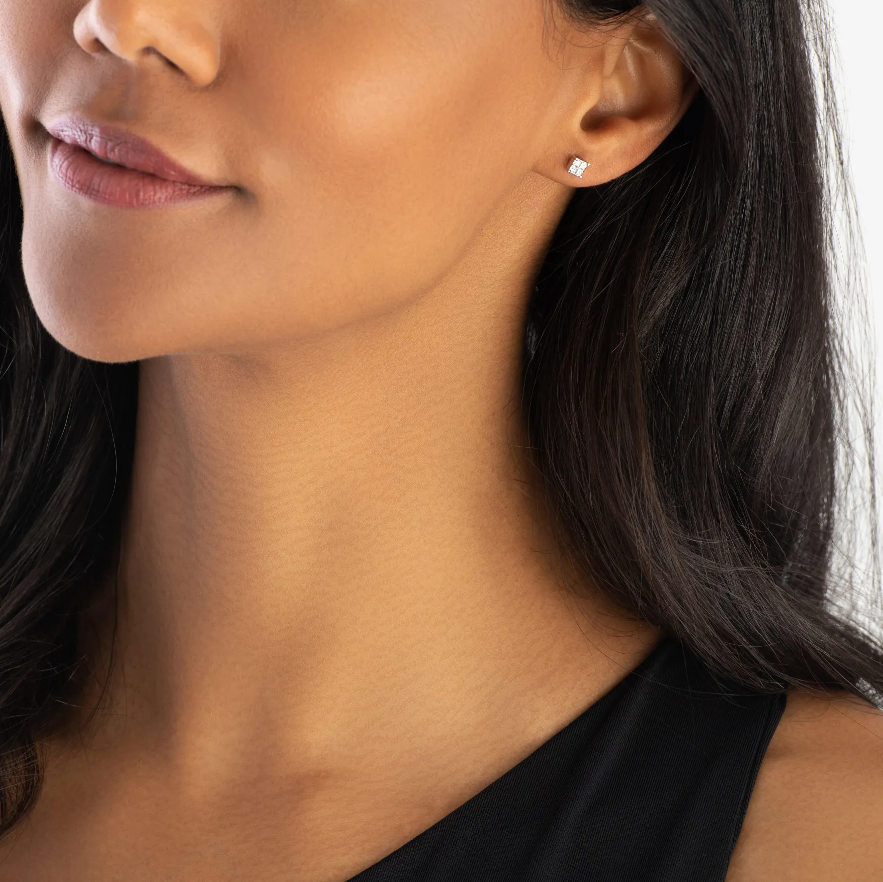 Beaverbrooks 18ct White Gold Diamond Stud Earrings