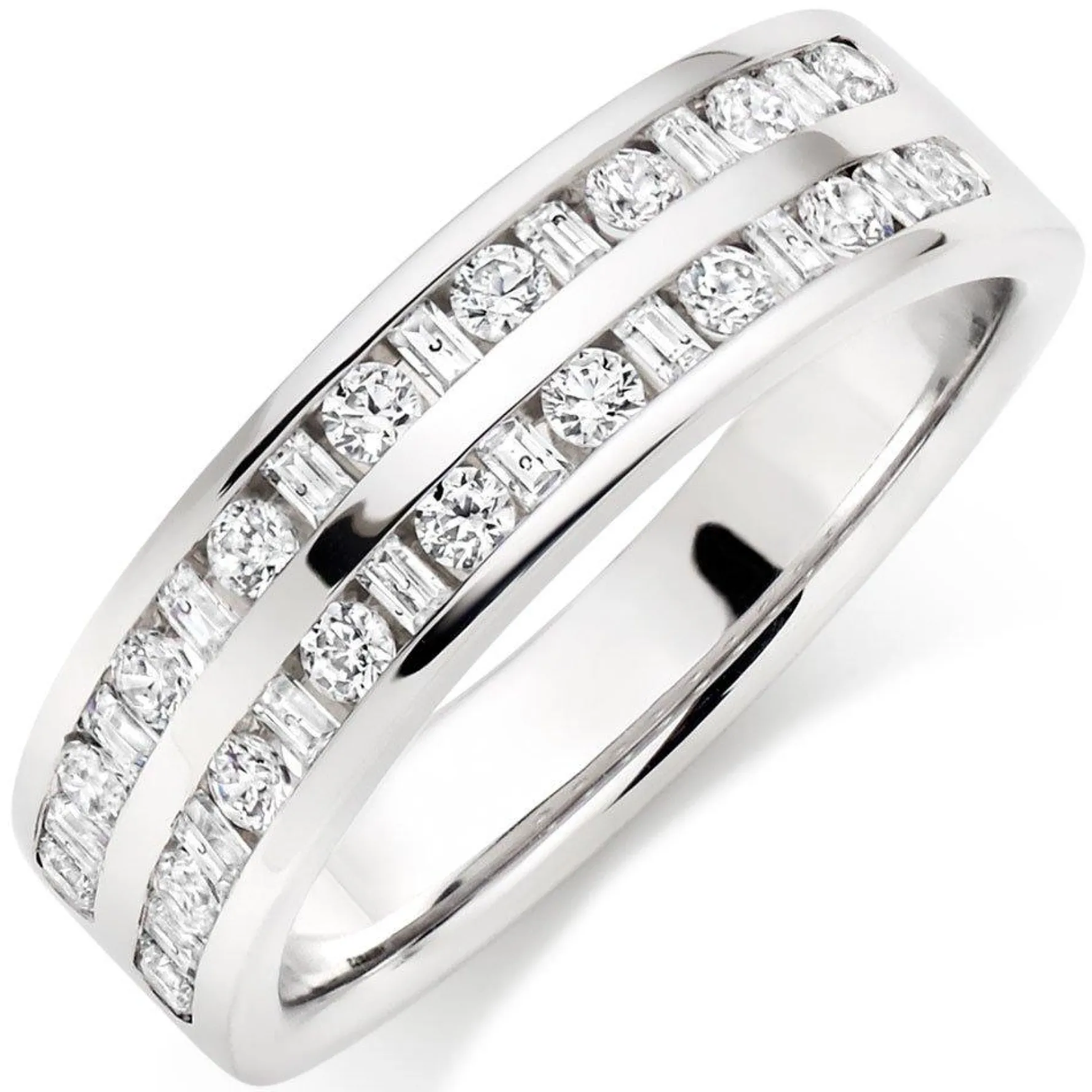 Beaverbrooks 18ct White Gold Diamond 5.5mm Eternity Ring