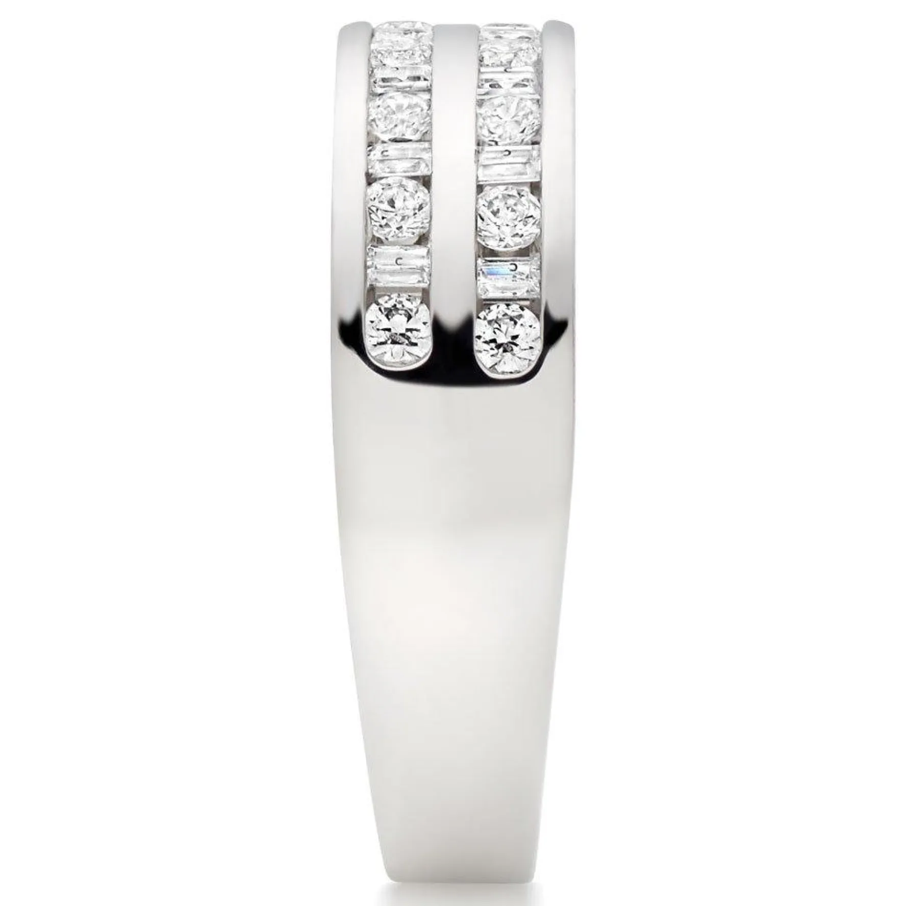 Beaverbrooks 18ct White Gold Diamond 5.5mm Eternity Ring