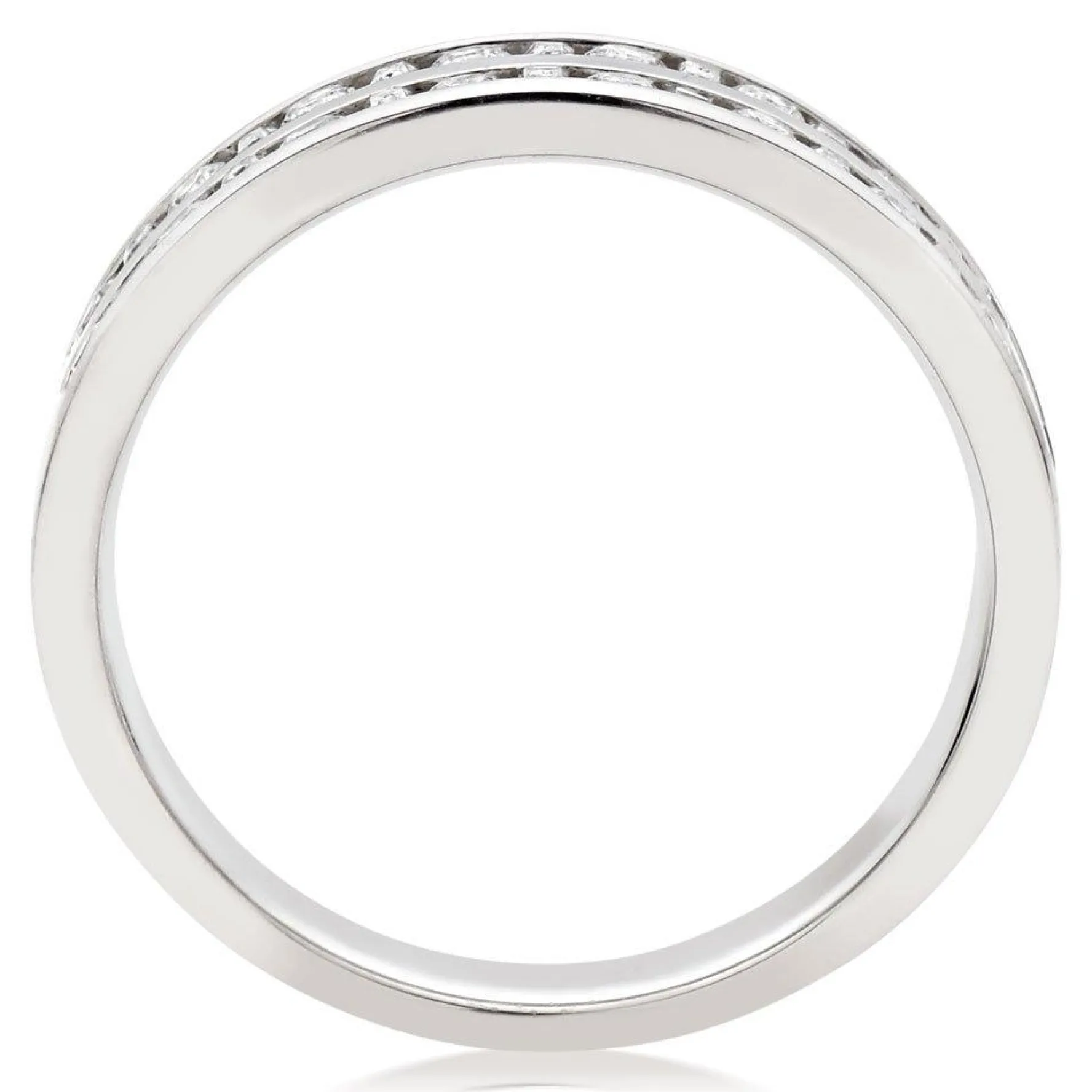 Beaverbrooks 18ct White Gold Diamond 5.5mm Eternity Ring