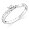 Beaverbrooks 9ct White Gold Diamond Solitaire Engagement Ring