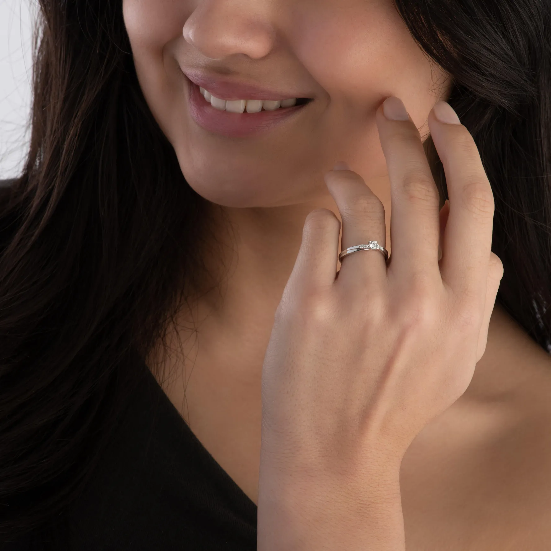 Beaverbrooks 9ct White Gold Diamond Solitaire Engagement Ring