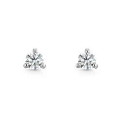 Beaverbrooks 9ct White Gold Diamond Stud Earrings
