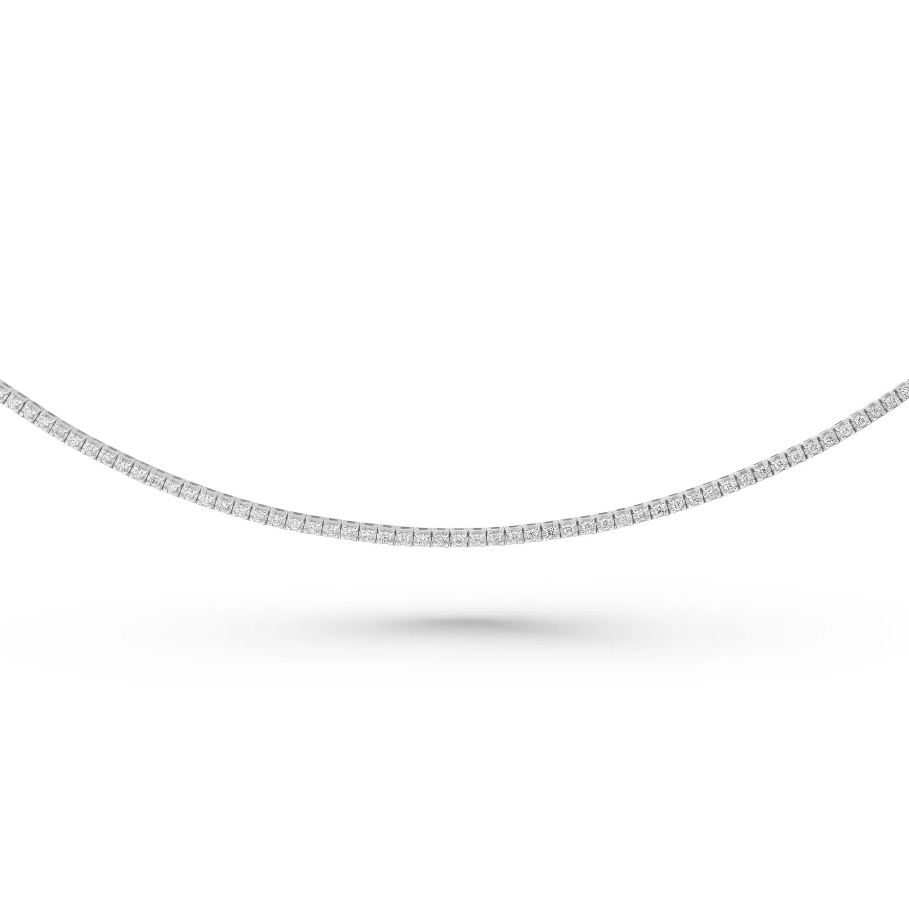 Beaverbrooks 9ct White Gold Diamond Tennis Bracelet