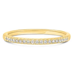 Beaverbrooks 18ct Yellow Gold Diamond 1.5mm Wedding Ring