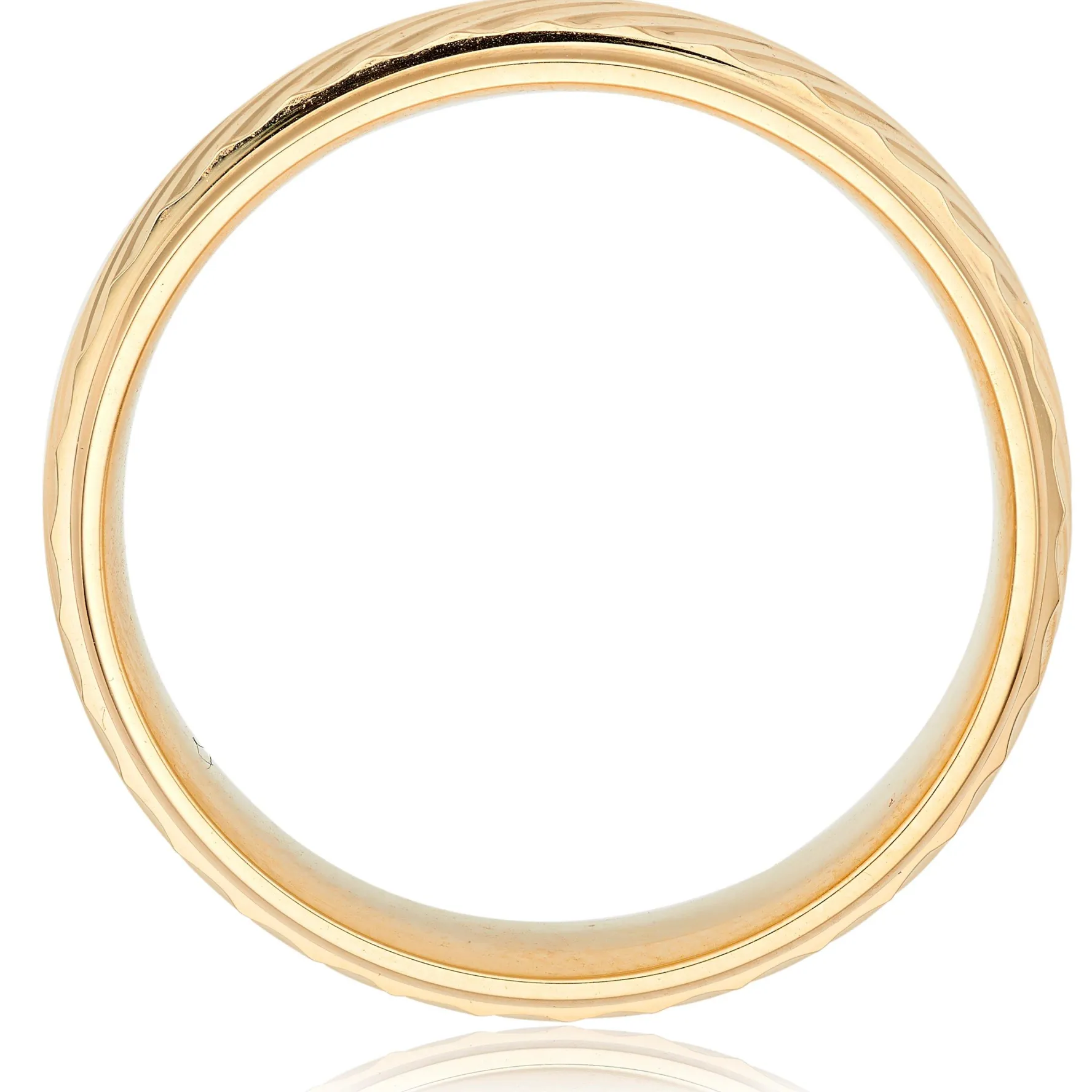 Beaverbrooks 9ct Yellow Gold 6mm Men’s Wedding Ring