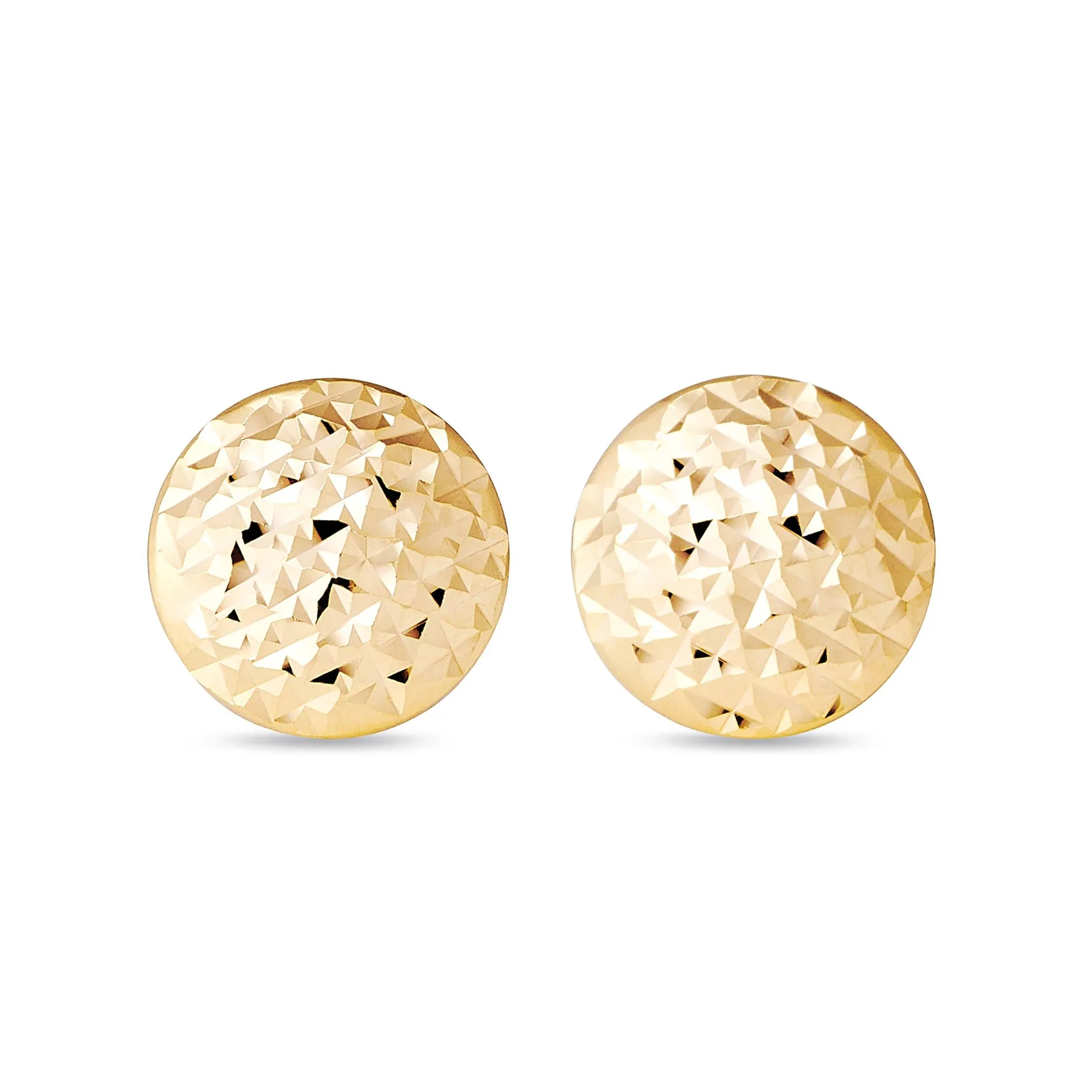 Beaverbrooks 9ct Yellow Gold Circle Stud Earrings