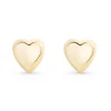 Beaverbrooks 9ct Yellow Gold Heart Stud Earrings