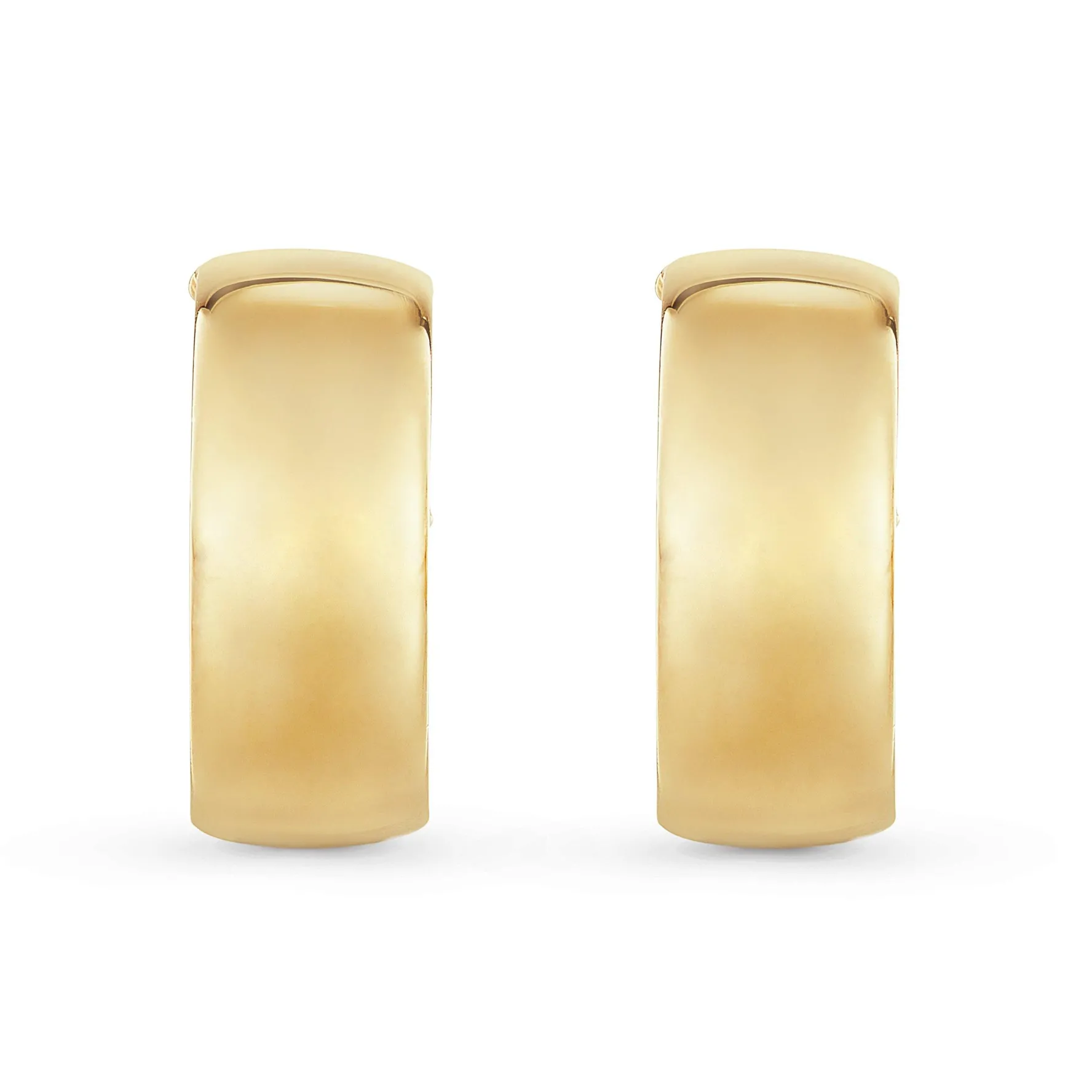 Beaverbrooks 9ct Yellow Gold Hoop Earrings