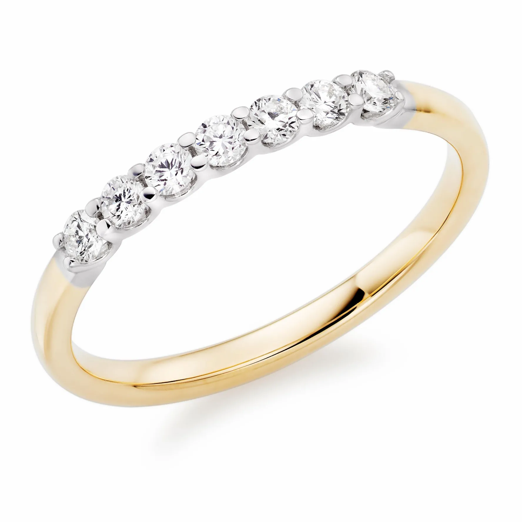 Beaverbrooks 9ct Yellow Gold Diamond 2mm Wedding Ring