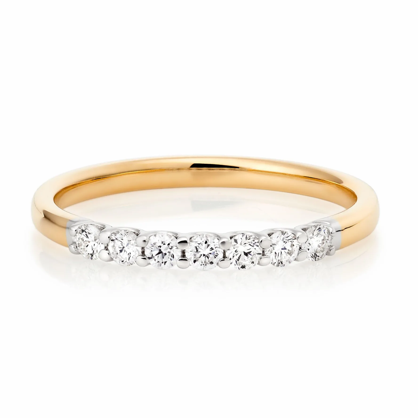 Beaverbrooks 9ct Yellow Gold Diamond 2mm Wedding Ring