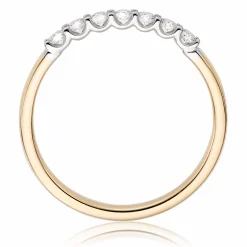 Beaverbrooks 9ct Yellow Gold Diamond 2mm Wedding Ring