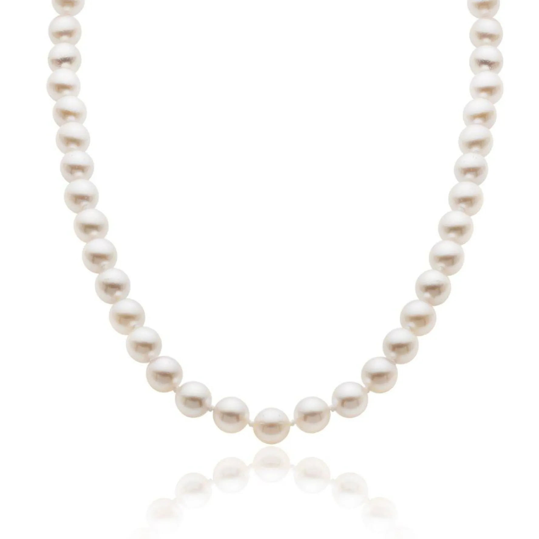 Beaverbrooks 18ct Yellow Gold Akoya Pearl Necklace