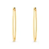 Beaverbrooks 9ct Yellow Gold 40mm Hoop Earrings