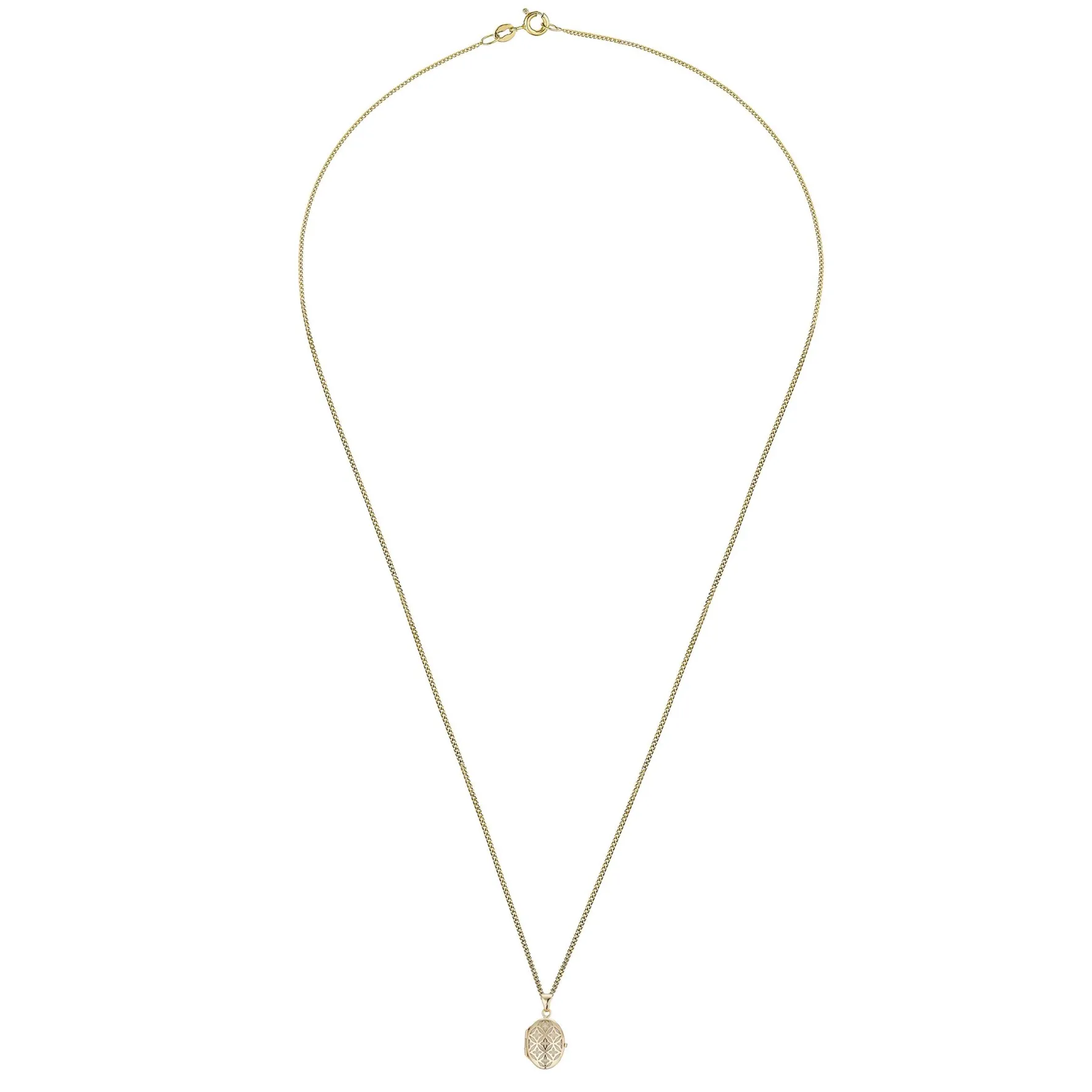 Beaverbrooks 9ct Yellow Gold Locket Pendant