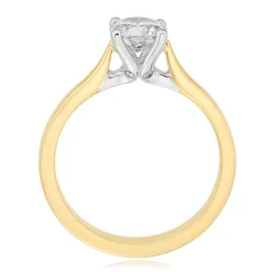 Beaverbrooks 18ct Yellow Gold Diamond Solitaire Engagement Ring