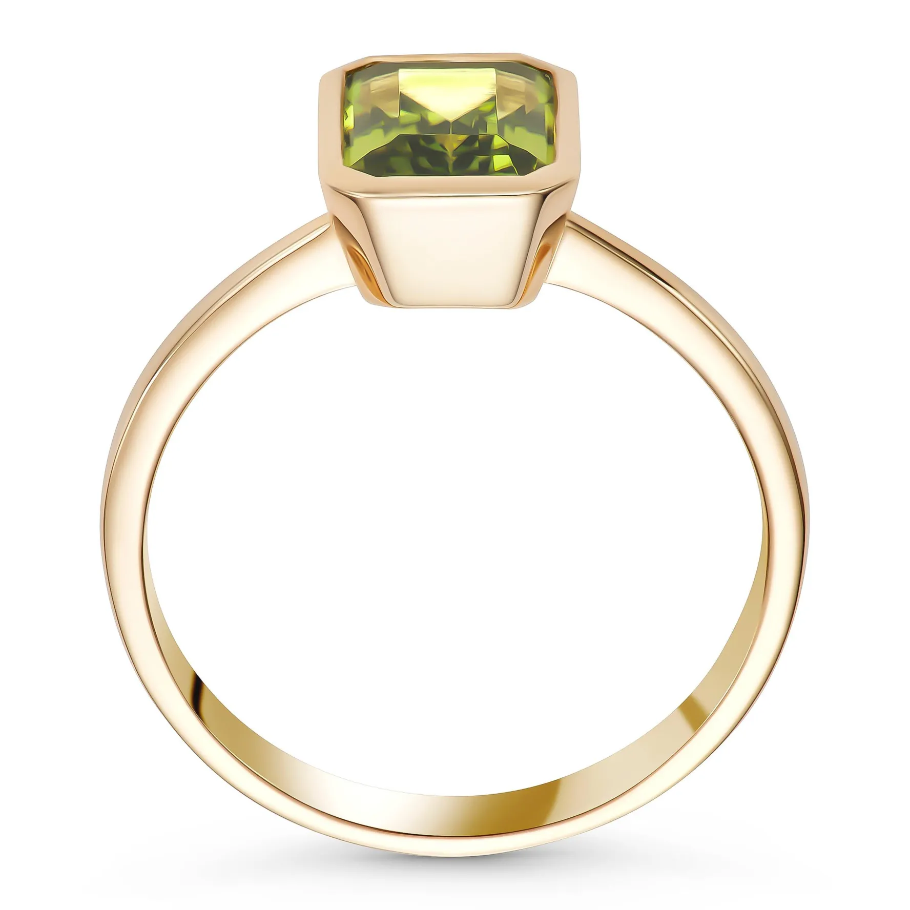 Beaverbrooks 9ct Yellow Gold Peridot Ring