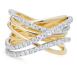 Beaverbrooks 18ct Yellow Gold Diamond Ring