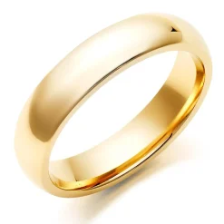 Beaverbrooks 9ct Yellow Gold 5mm Men's Wedding Ring