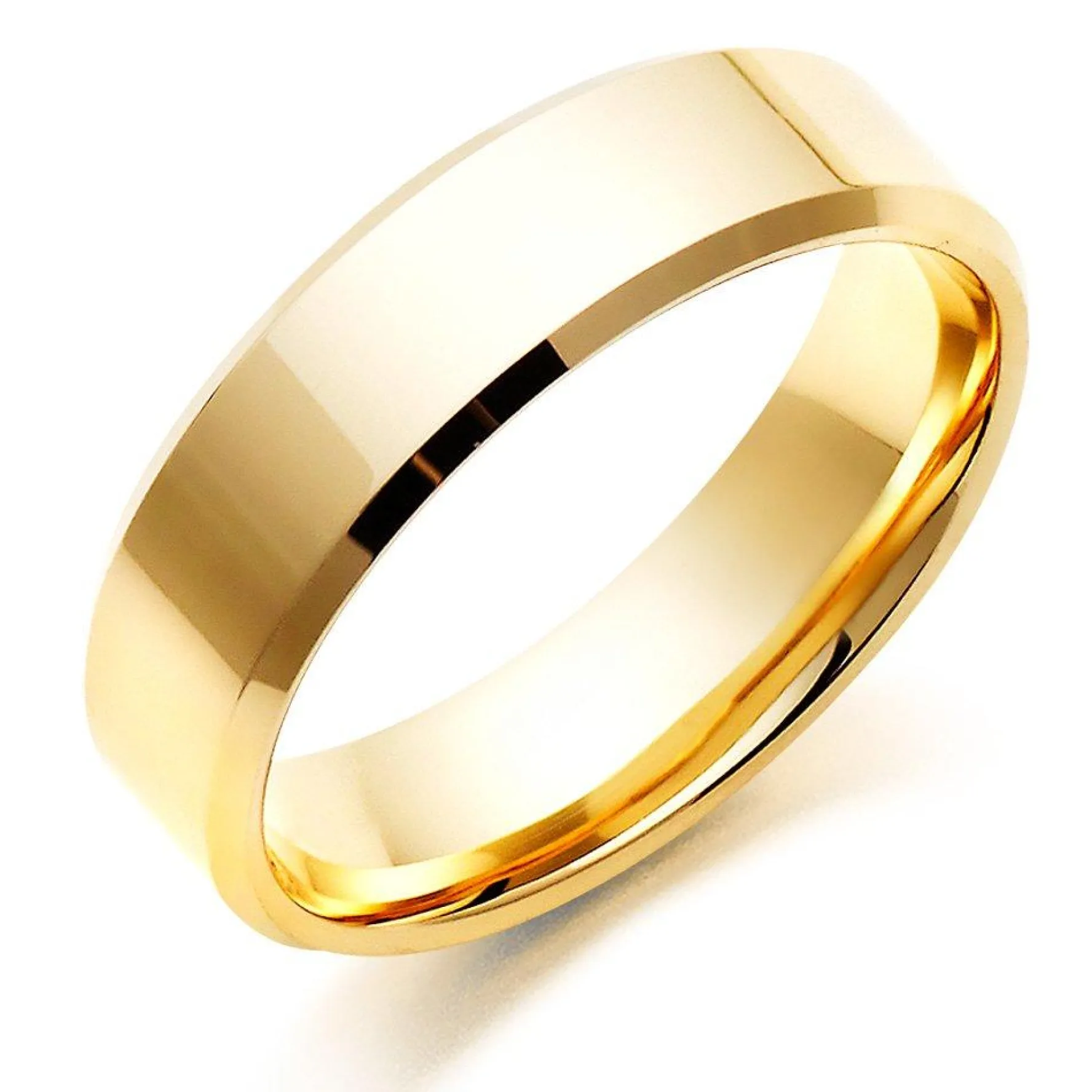 Beaverbrooks 9ct Yellow Gold 6mm Men's Wedding Ring